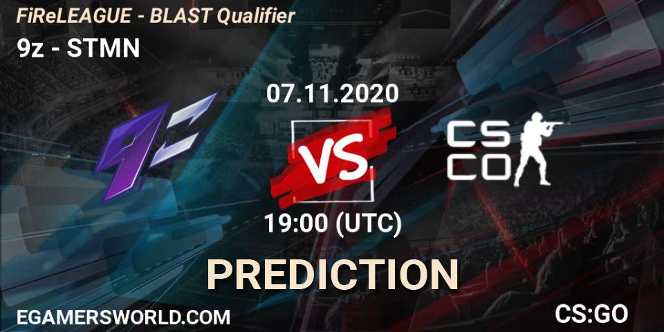 Pronósticos 9z - STMN. 07.11.2020 at 19:00. FiReLEAGUE - BLAST Qualifier - Counter-Strike (CS2)