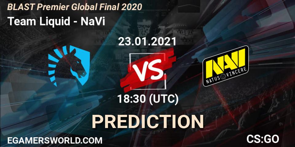 Pronósticos Team Liquid - NaVi. 23.01.21. BLAST Premier Global Final 2020 - CS2 (CS:GO)
