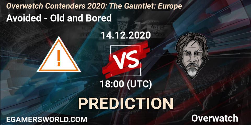 Pronósticos Avoided - Old and Bored. 14.12.20. Overwatch Contenders 2020: The Gauntlet: Europe - Overwatch