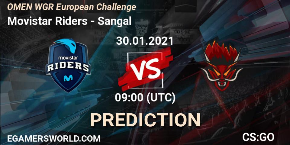 Pronósticos Movistar Riders - Sangal. 30.01.2021 at 10:00. OMEN WGR European Challenge - Counter-Strike (CS2)