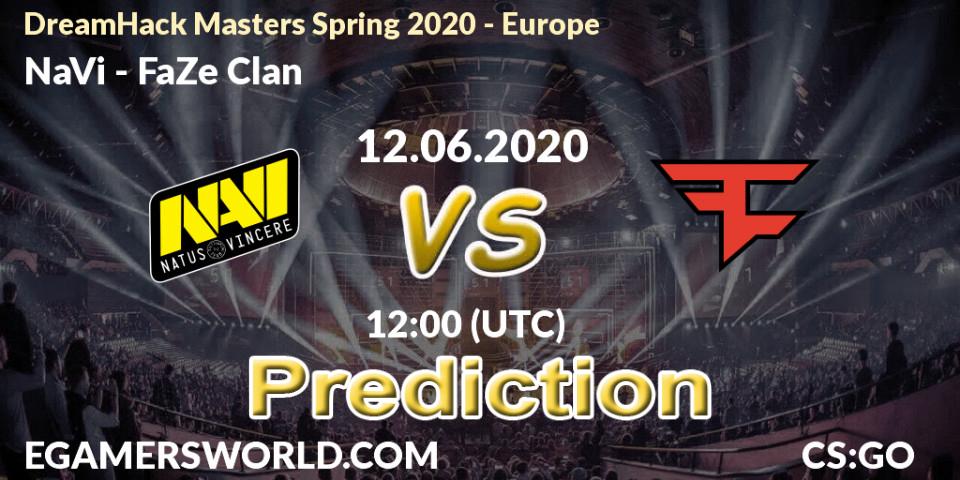 Pronósticos NaVi - FaZe Clan. 12.06.2020 at 12:00. DreamHack Masters Spring 2020 - Europe - Counter-Strike (CS2)