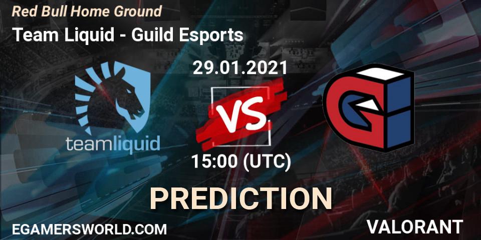 Pronósticos Team Liquid - Guild Esports. 29.01.2021 at 12:00. Red Bull Home Ground - VALORANT