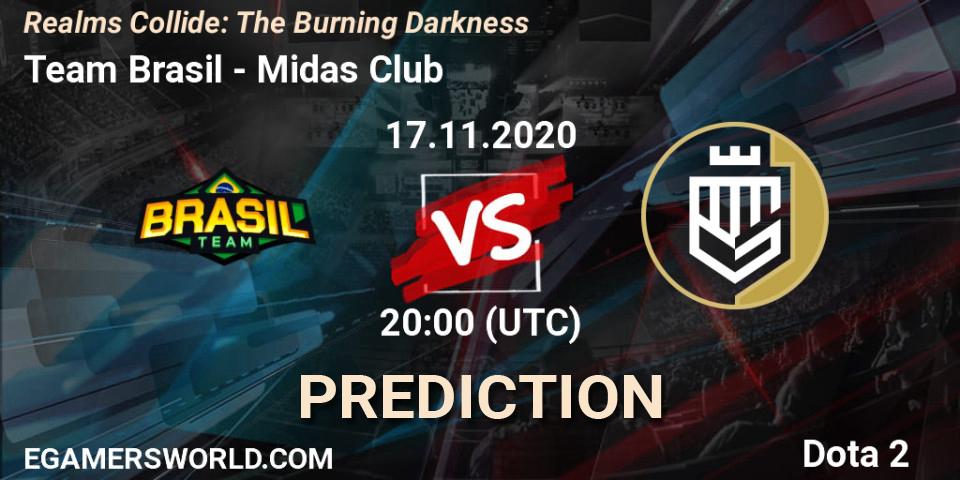 Pronósticos Team Brasil - Midas Club. 17.11.20. Realms Collide: The Burning Darkness - Dota 2