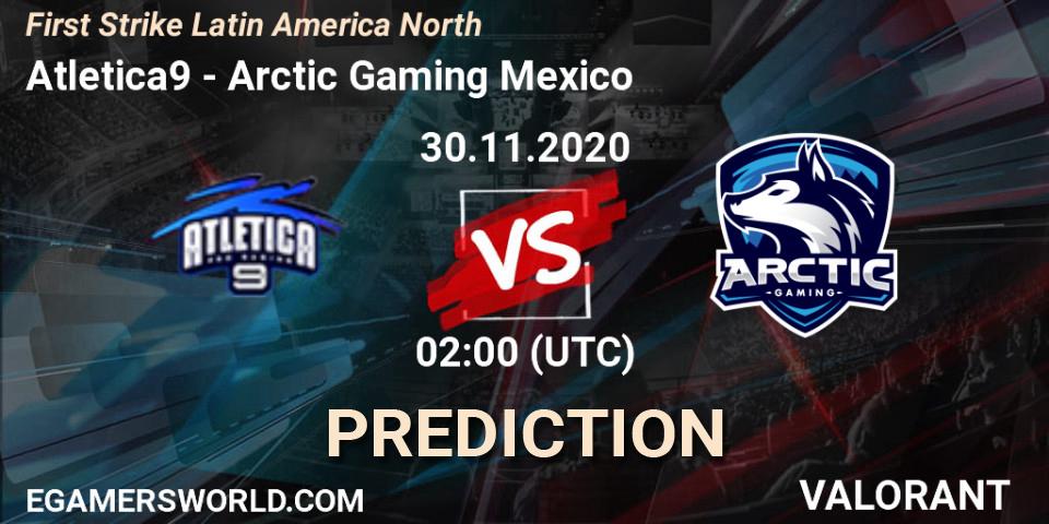 Pronósticos Atletica9 - Arctic Gaming Mexico. 30.11.2020 at 02:00. First Strike Latin America North - VALORANT