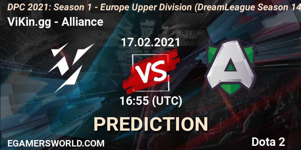 Pronósticos ViKin.gg - Alliance. 17.02.2021 at 17:32. DPC 2021: Season 1 - Europe Upper Division (DreamLeague Season 14) - Dota 2
