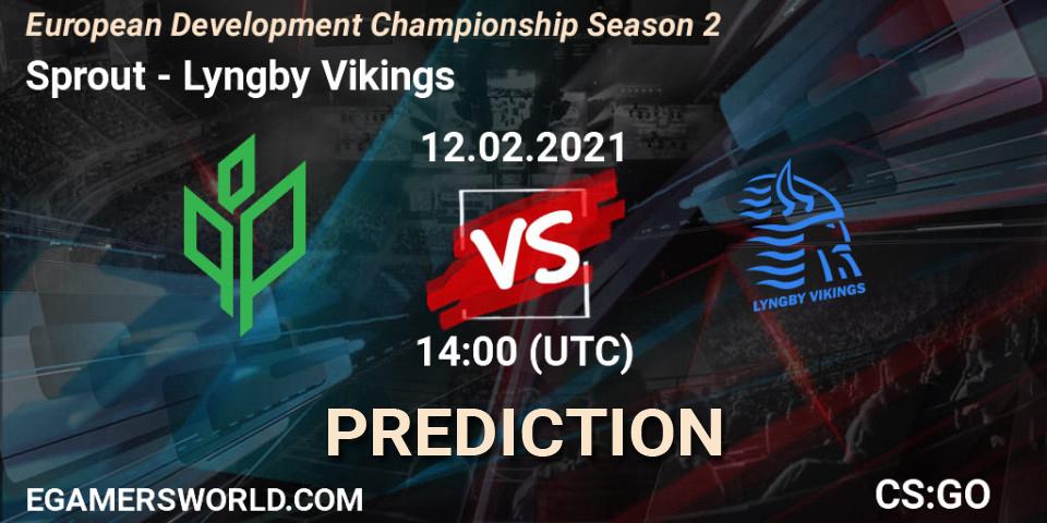 Pronósticos Sprout - Lyngby Vikings. 12.02.21. European Development Championship Season 2 - CS2 (CS:GO)