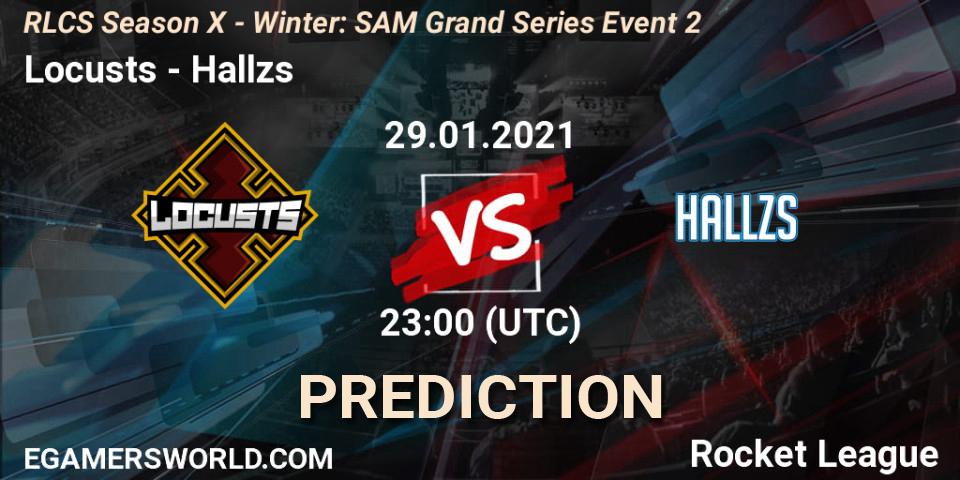 Pronósticos Locusts - Hallzs. 29.01.2021 at 23:00. RLCS Season X - Winter: SAM Grand Series Event 2 - Rocket League