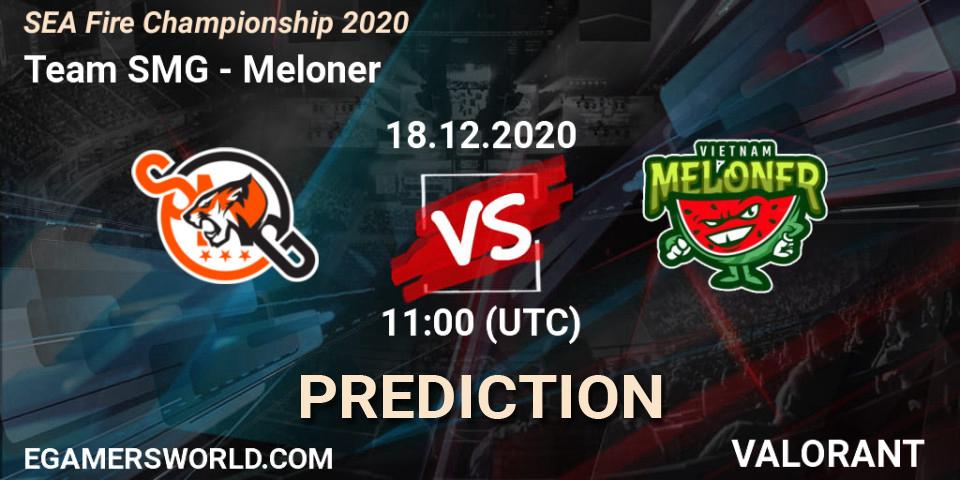 Pronósticos Team SMG - Meloner. 18.12.2020 at 11:00. SEA Fire Championship 2020 - VALORANT