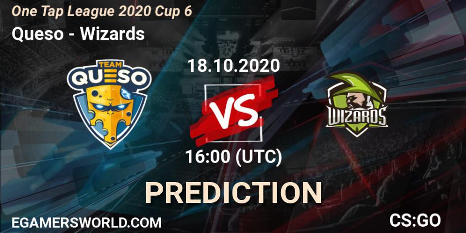 Pronósticos Queso - Wizards. 18.10.20. One Tap League 2020 Cup 6 - CS2 (CS:GO)