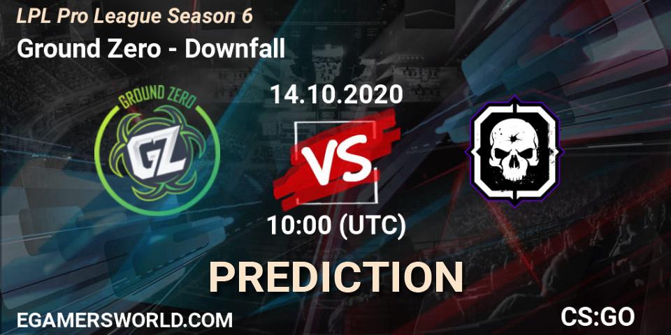 Pronósticos Ground Zero - Downfall. 14.10.2020 at 10:45. LPL Pro League Season 6 - Counter-Strike (CS2)
