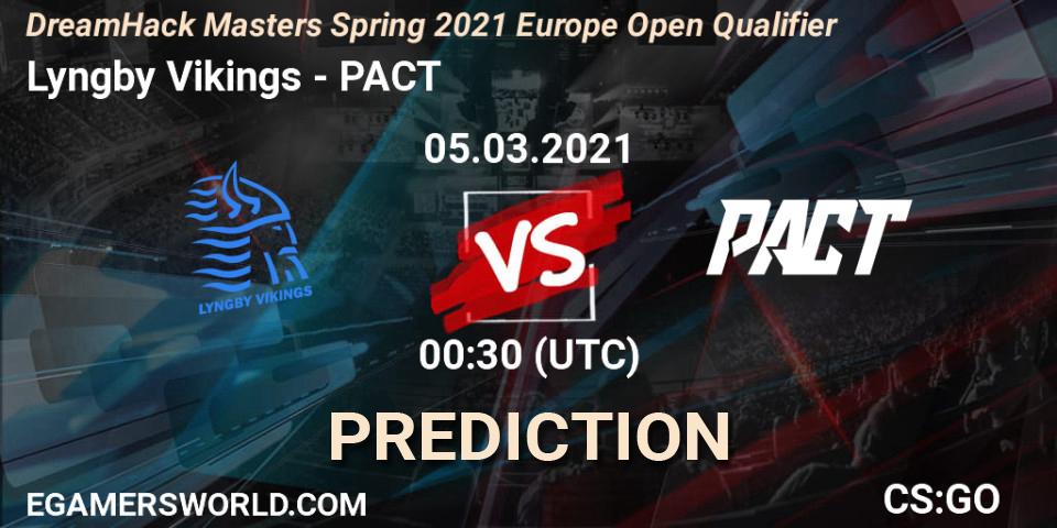 Pronósticos Lyngby Vikings - Hard Legion. 05.03.21. DreamHack Masters Spring 2021 Europe Open Qualifier - CS2 (CS:GO)