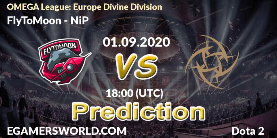 Pronósticos FlyToMoon - NiP. 01.09.20. OMEGA League: Europe Divine Division - Dota 2