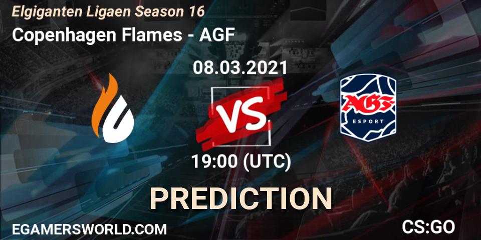 Pronósticos Copenhagen Flames - AGF. 08.03.2021 at 19:00. Elgiganten Ligaen Season 16 - Counter-Strike (CS2)