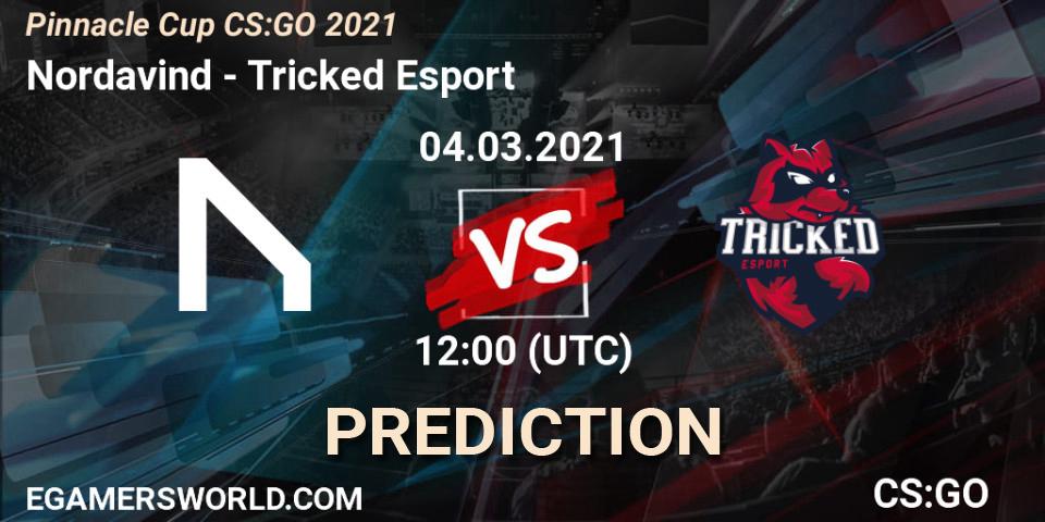 Pronósticos Nordavind - Tricked Esport. 04.03.2021 at 12:00. Pinnacle Cup #1 - Counter-Strike (CS2)