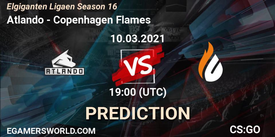 Pronósticos Atlando - Copenhagen Flames. 10.03.2021 at 19:00. Elgiganten Ligaen Season 16 - Counter-Strike (CS2)