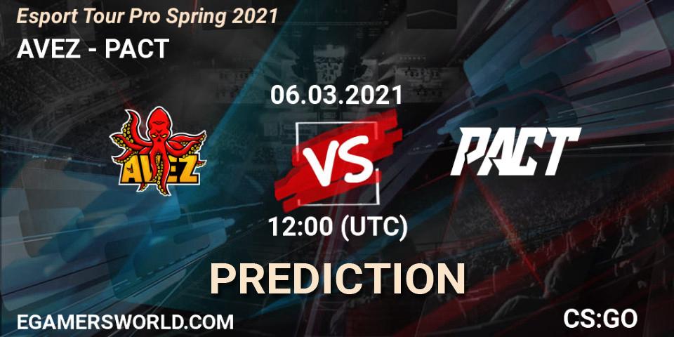 Pronósticos AVEZ - PACT. 06.03.21. Esport Tour Pro Spring 2021 - CS2 (CS:GO)