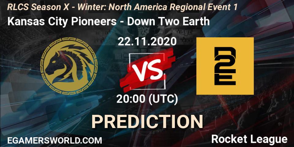 Pronósticos Kansas City Pioneers - Down Two Earth. 22.11.2020 at 20:00. RLCS Season X - Winter: North America Regional Event 1 - Rocket League