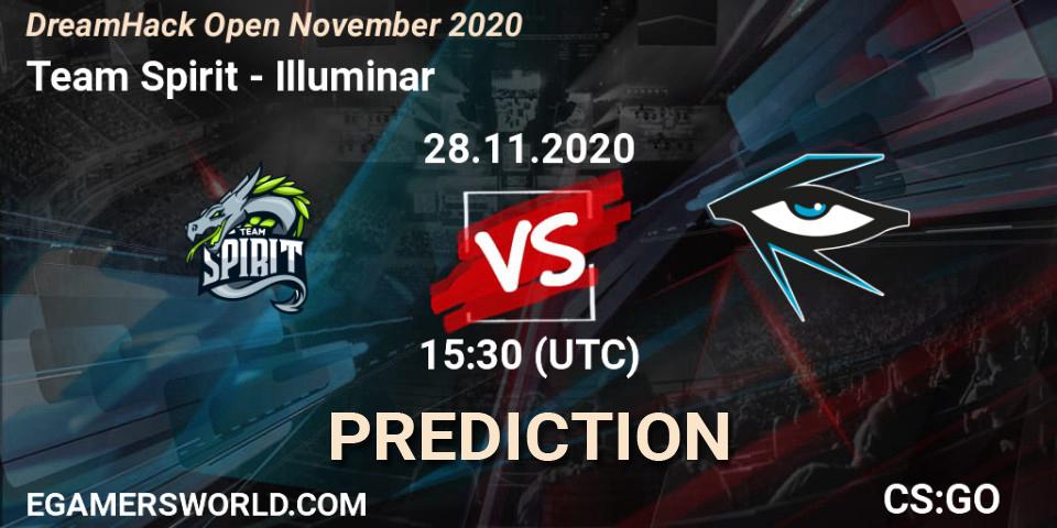 Pronósticos Team Spirit - Illuminar. 28.11.20. DreamHack Open November 2020 - CS2 (CS:GO)