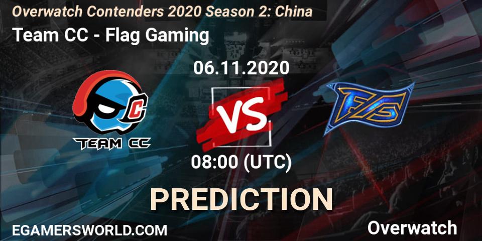 Pronósticos Team CC - Flag Gaming. 06.11.20. Overwatch Contenders 2020 Season 2: China - Overwatch
