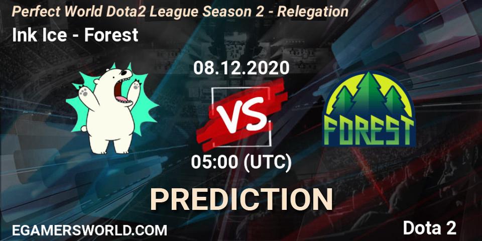 Pronósticos Ink Ice - Forest. 09.12.20. Perfect World Dota2 League Season 2 - Relegation - Dota 2