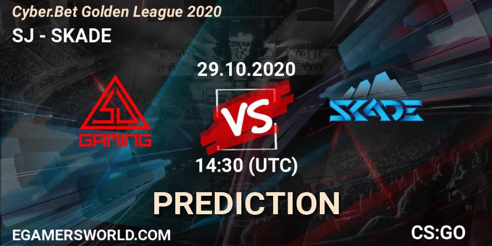 Pronósticos SJ - SKADE. 29.10.2020 at 14:30. Cyber.Bet Golden League 2020 - Counter-Strike (CS2)