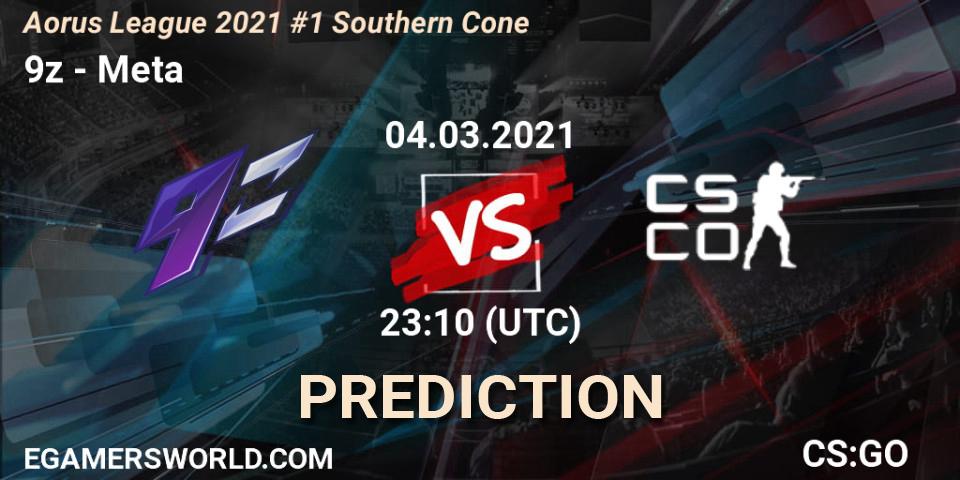 Pronósticos 9z - Meta Gaming Brasil. 04.03.2021 at 23:10. Aorus League 2021 #1 Southern Cone - Counter-Strike (CS2)