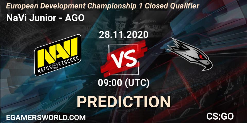 Pronósticos NaVi Junior - AGO. 28.11.2020 at 09:00. European Development Championship 1 Closed Qualifier - Counter-Strike (CS2)