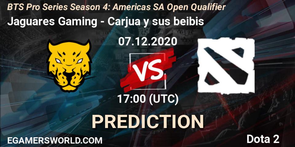 Pronósticos Jaguares Gaming - Carjua y sus beibis. 07.12.2020 at 17:09. BTS Pro Series Season 4: Americas SA Open Qualifier - Dota 2