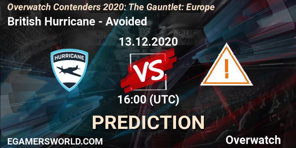 Pronósticos British Hurricane - Avoided. 13.12.20. Overwatch Contenders 2020: The Gauntlet: Europe - Overwatch