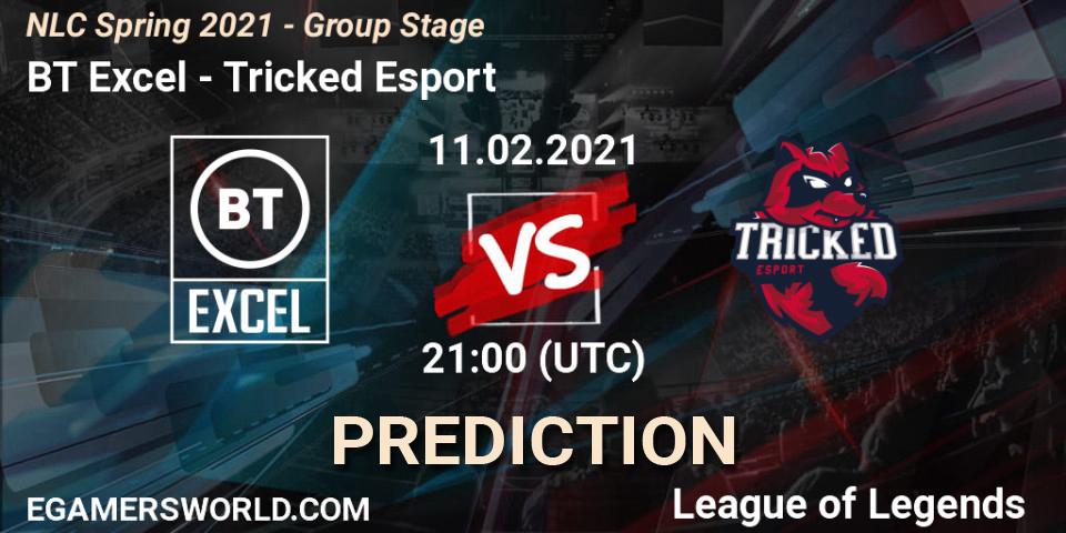 Pronósticos BT Excel - Tricked Esport. 11.02.2021 at 21:00. NLC Spring 2021 - Group Stage - LoL