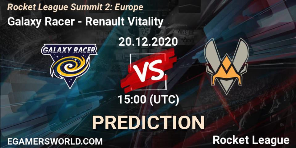 Pronósticos Galaxy Racer - Renault Vitality. 20.12.20. Rocket League Summit 2: Europe - Rocket League