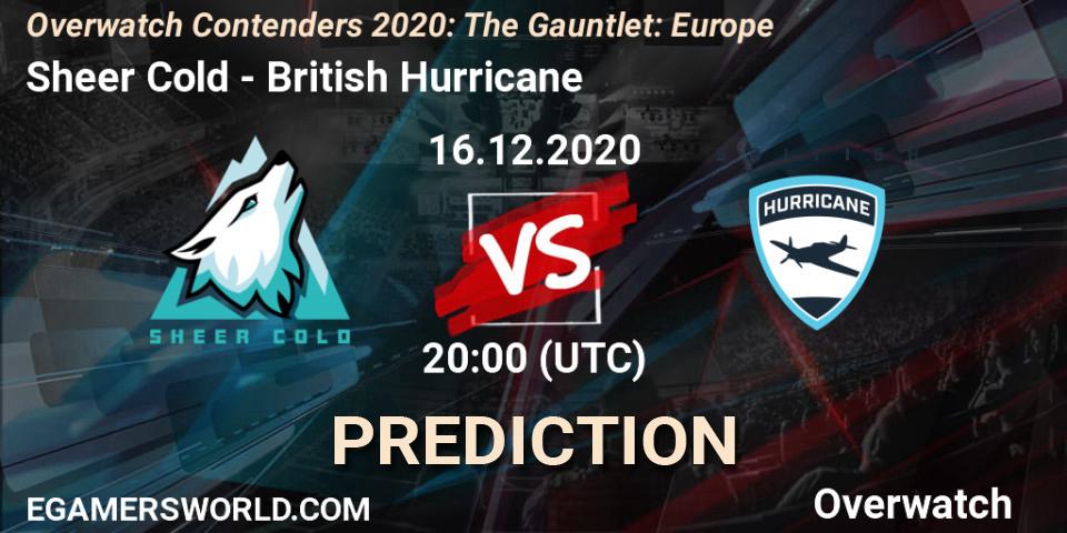 Pronósticos Sheer Cold - British Hurricane. 16.12.20. Overwatch Contenders 2020: The Gauntlet: Europe - Overwatch