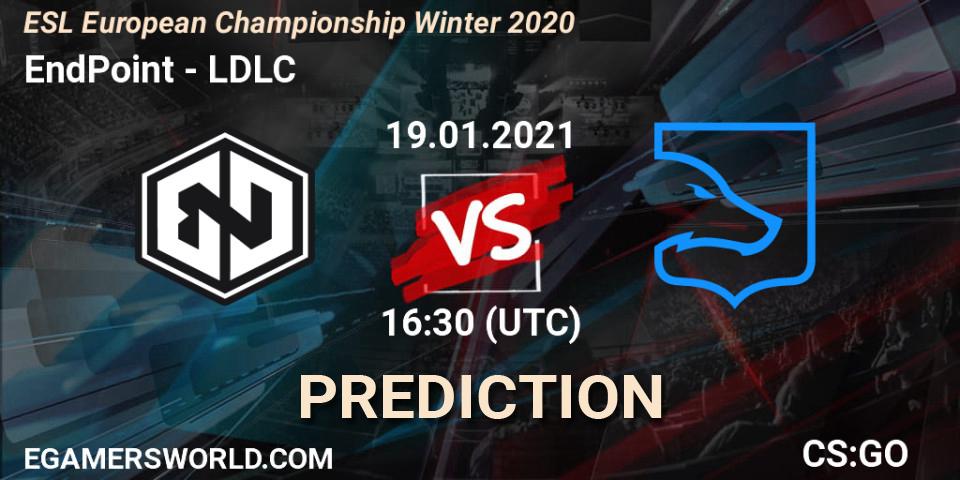 Pronósticos EndPoint - LDLC. 19.01.21. ESL European Championship Winter 2020 - CS2 (CS:GO)