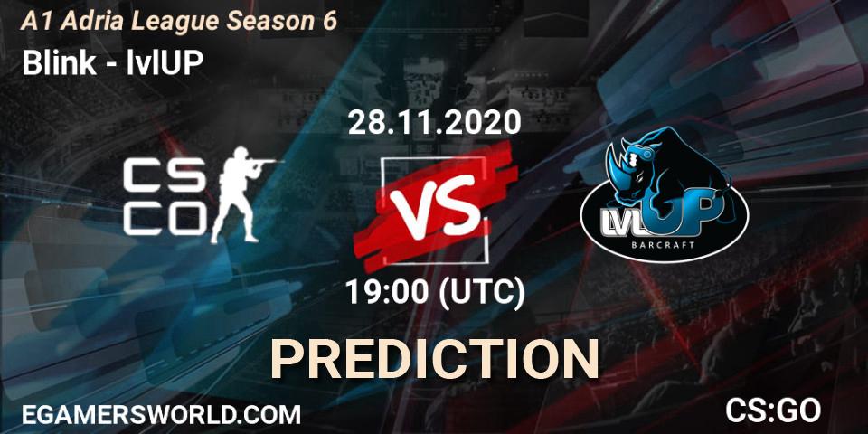 Pronósticos Blink - lvlUP. 28.11.20. A1 Adria League Season 6 - CS2 (CS:GO)