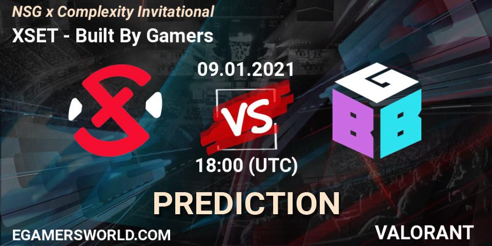 Pronósticos XSET - Built By Gamers. 09.01.2021 at 21:00. NSG x Complexity Invitational - VALORANT