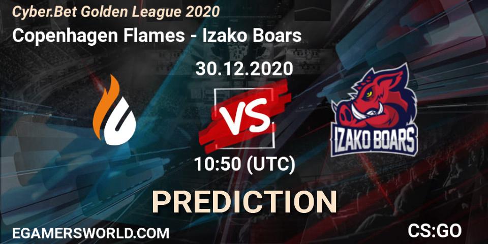 Pronósticos Copenhagen Flames - Izako Boars. 30.11.20. Cyber.Bet Golden League 2020 - CS2 (CS:GO)