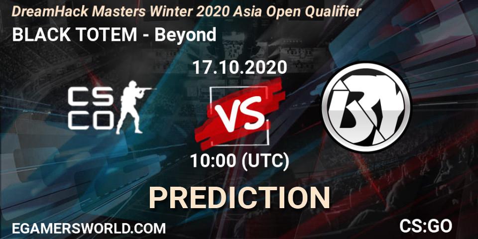 Pronósticos BLACK TOTEM - Beyond. 17.10.20. DreamHack Masters Winter 2020 Asia Open Qualifier - CS2 (CS:GO)