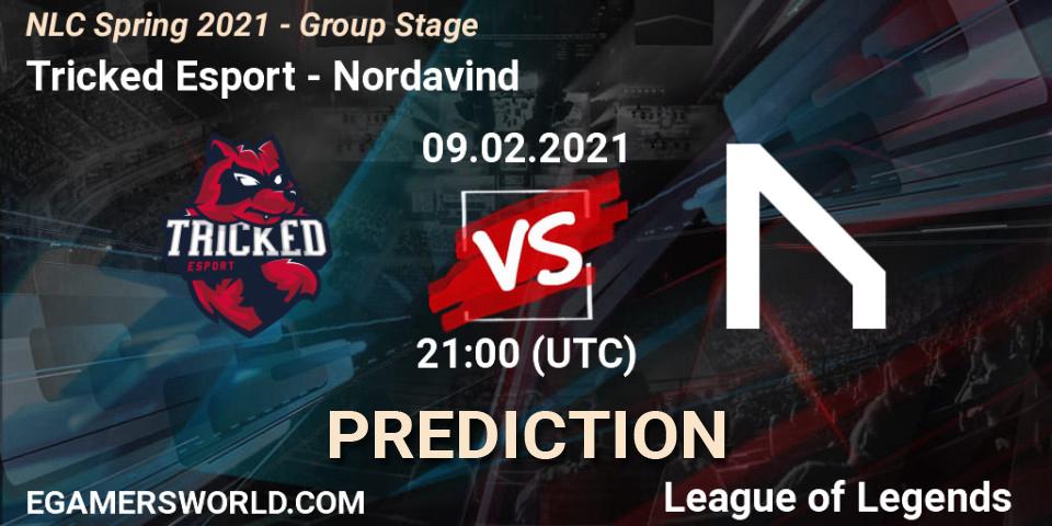 Pronósticos Tricked Esport - Nordavind. 09.02.2021 at 21:30. NLC Spring 2021 - Group Stage - LoL