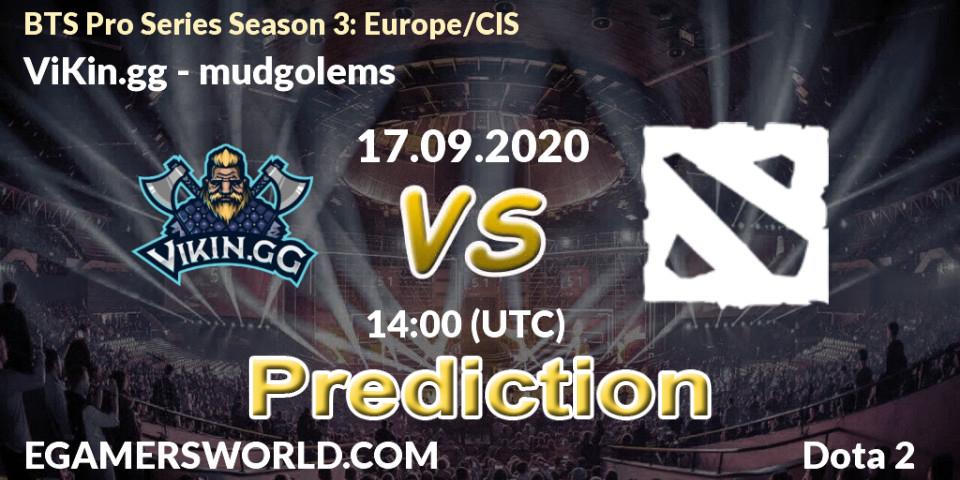 Pronósticos ViKin.gg - mudgolems. 19.09.2020 at 14:48. BTS Pro Series Season 3: Europe/CIS - Dota 2