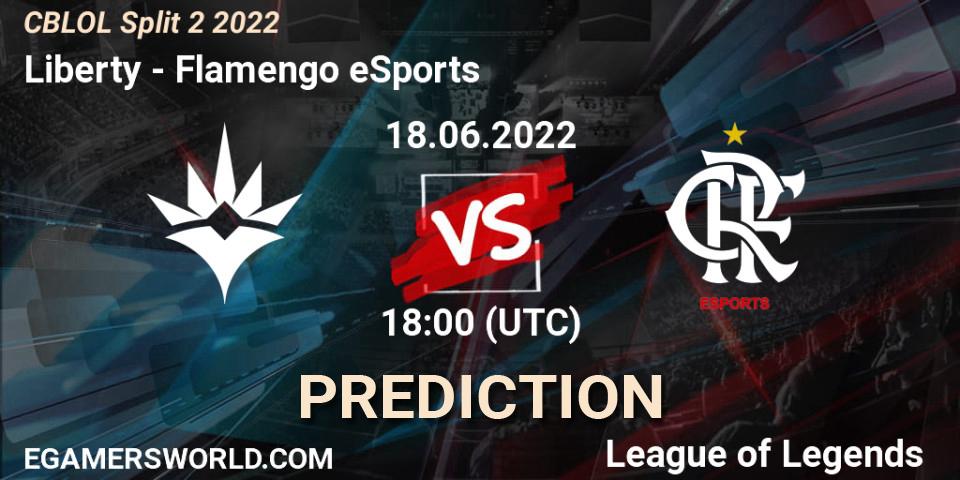 Pronósticos Liberty - Flamengo eSports. 18.06.2022 at 18:20. CBLOL Split 2 2022 - LoL