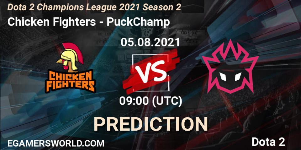Pronósticos Chicken Fighters - PuckChamp. 05.08.2021 at 09:00. Dota 2 Champions League 2021 Season 2 - Dota 2