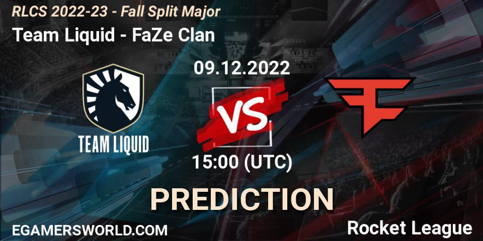 Pronósticos Team Liquid - FaZe Clan. 09.12.22. RLCS 2022-23 - Fall Split Major - Rocket League