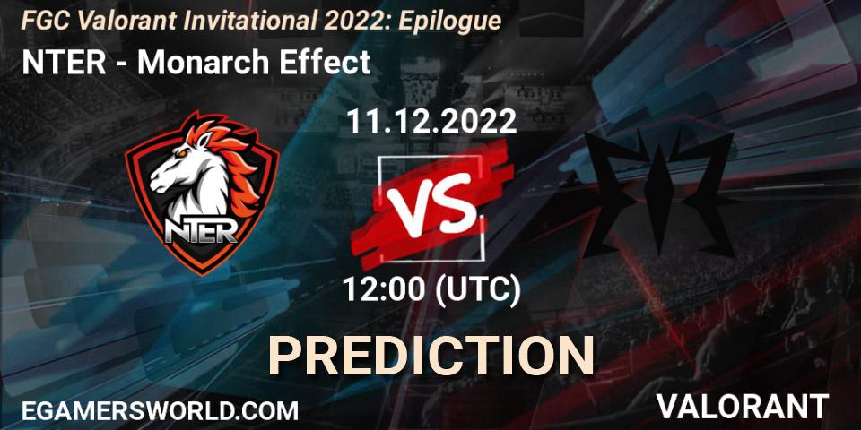Pronósticos NTER - Monarch Effect. 11.12.22. FGC Valorant Invitational 2022: Epilogue - VALORANT