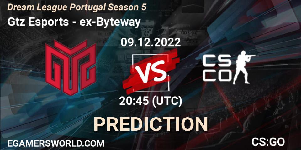Pronósticos GTZ Bulls Esports - ex-Byteway. 09.12.22. Dream League Portugal Season 5 - CS2 (CS:GO)