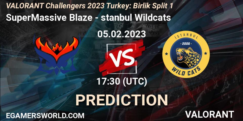 Pronósticos SuperMassive Blaze - İstanbul Wildcats. 05.02.23. VALORANT Challengers 2023 Turkey: Birlik Split 1 - VALORANT