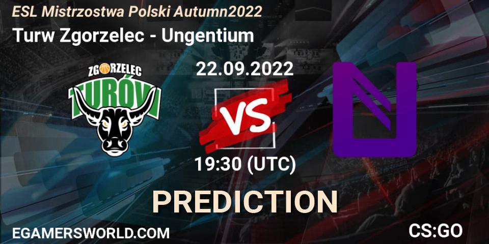 Pronósticos Turów Zgorzelec - Ungentium. 22.09.2022 at 19:30. ESL Mistrzostwa Polski Autumn 2022 - Counter-Strike (CS2)