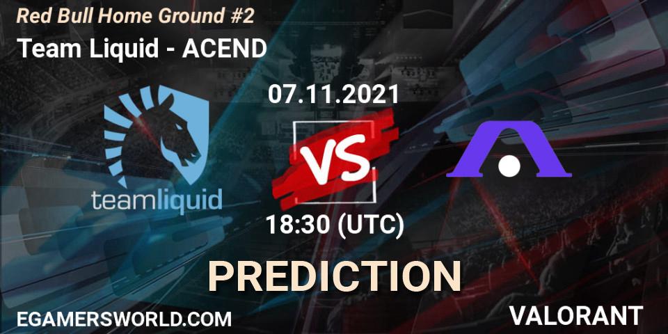 Pronósticos Team Liquid - ACEND. 07.11.2021 at 17:05. Red Bull Home Ground #2 - VALORANT