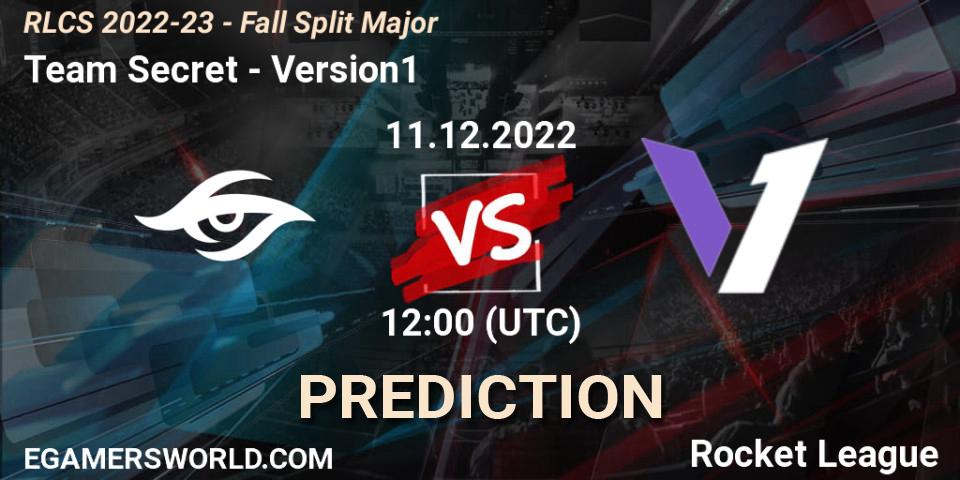 Pronósticos Team Secret - Version1. 11.12.22. RLCS 2022-23 - Fall Split Major - Rocket League