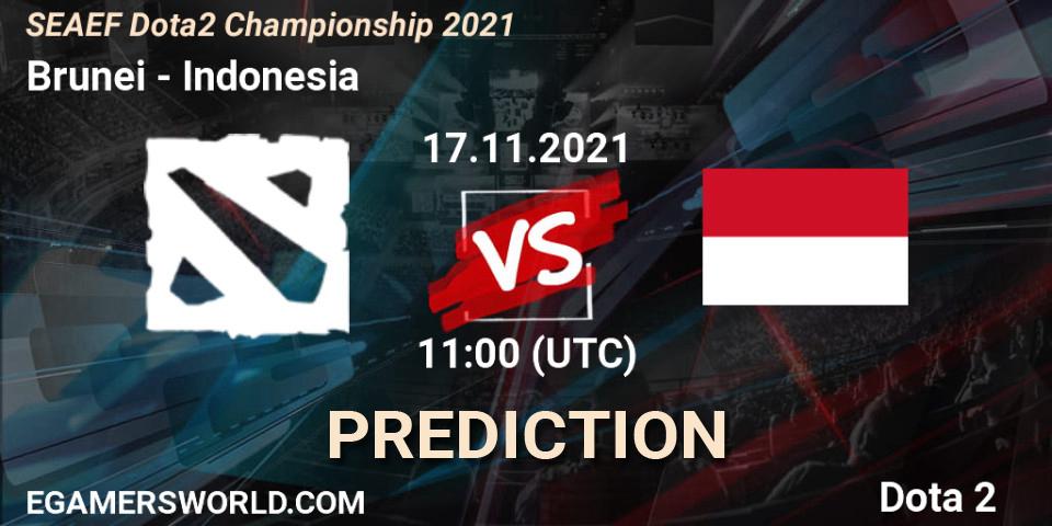 Pronósticos Brunei - Indonesia. 17.11.2021 at 11:18. SEAEF Dota2 Championship 2021 - Dota 2