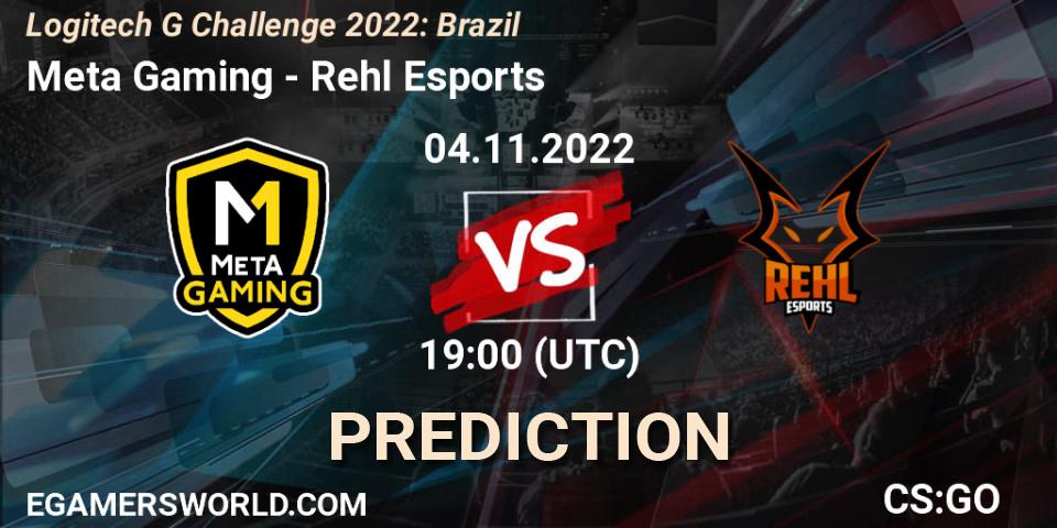 Pronósticos Meta Gaming Brasil - Rehl Esports. 04.11.2022 at 19:00. Logitech G Challenge 2022: Brazil - Counter-Strike (CS2)